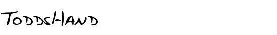ToddsHand - Download Thousands of Free Fonts at FontZone.net