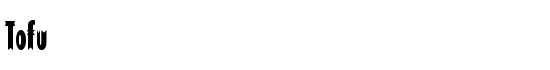 Tofu - Download Thousands of Free Fonts at FontZone.net