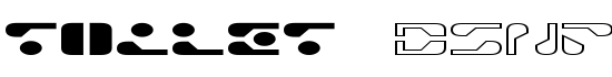 TOILET dsnp - Download Thousands of Free Fonts at FontZone.net