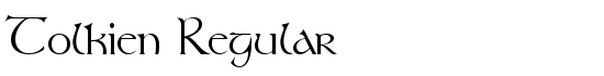 Tolkien Regular - Download Thousands of Free Fonts at FontZone.net