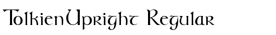 TolkienUpright Regular - Download Thousands of Free Fonts at FontZone.net