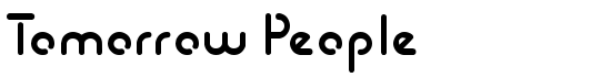Tomorrow People - Download Thousands of Free Fonts at FontZone.net