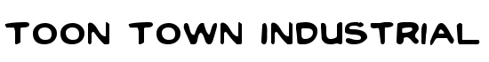 Toon Town Industrial Light - Download Thousands of Free Fonts at FontZone.net