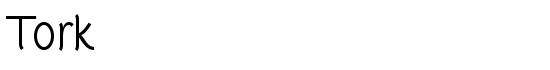 Tork - Download Thousands of Free Fonts at FontZone.net
