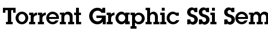 Torrent Graphic SSi Semi Bold - Download Thousands of Free Fonts at FontZone.net