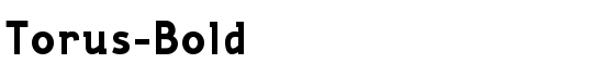 Torus-Bold - Download Thousands of Free Fonts at FontZone.net