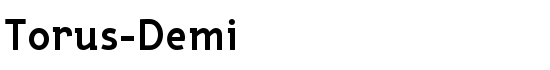 Torus-Demi - Download Thousands of Free Fonts at FontZone.net