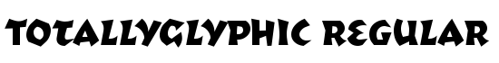TotallyGlyphic Regular - Download Thousands of Free Fonts at FontZone.net
