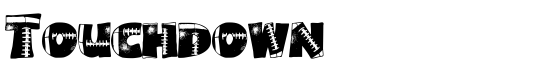 Touchdown - Download Thousands of Free Fonts at FontZone.net