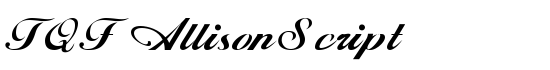 TQF_ AllisonScript - Download Thousands of Free Fonts at FontZone.net
