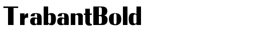 TrabantBold - Download Thousands of Free Fonts at FontZone.net