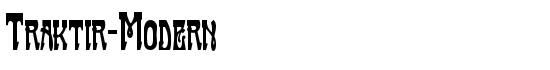 Traktir-Modern - Download Thousands of Free Fonts at FontZone.net