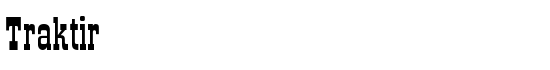 Traktir - Download Thousands of Free Fonts at FontZone.net