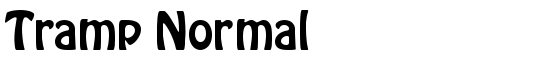 Tramp Normal - Download Thousands of Free Fonts at FontZone.net
