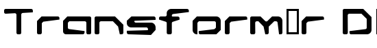 Transformer Demo - Download Thousands of Free Fonts at FontZone.net