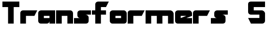 Transformers Solid Normal - Download Thousands of Free Fonts at FontZone.net