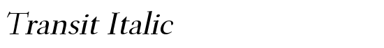 Transit Italic - Download Thousands of Free Fonts at FontZone.net