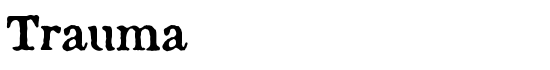 Trauma - Download Thousands of Free Fonts at FontZone.net