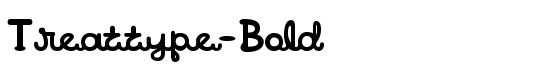 Treattype-Bold - Download Thousands of Free Fonts at FontZone.net