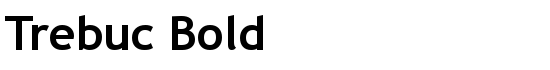 Trebuc Bold - Download Thousands of Free Fonts at FontZone.net