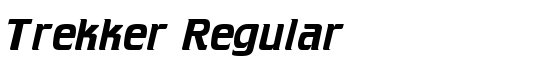 Trekker Regular - Download Thousands of Free Fonts at FontZone.net