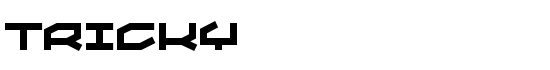tricky - Download Thousands of Free Fonts at FontZone.net