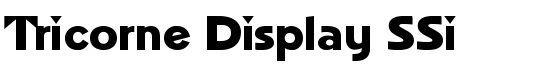 Tricorne Display SSi - Download Thousands of Free Fonts at FontZone.net