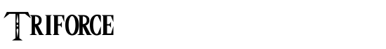 Triforce - Download Thousands of Free Fonts at FontZone.net
