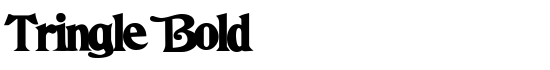 Tringle Bold - Download Thousands of Free Fonts at FontZone.net