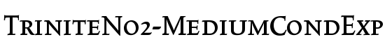 TriniteNo2-MediumCondExp - Download Thousands of Free Fonts at FontZone.net