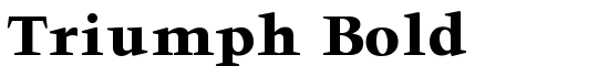 Triumph Bold - Download Thousands of Free Fonts at FontZone.net