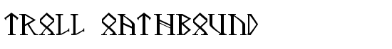 Troll Oathbound - Download Thousands of Free Fonts at FontZone.net