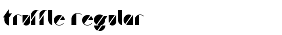 Truffle Regular - Download Thousands of Free Fonts at FontZone.net