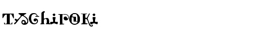 Tschiroki - Download Thousands of Free Fonts at FontZone.net