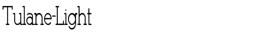 Tulane-Light - Download Thousands of Free Fonts at FontZone.net