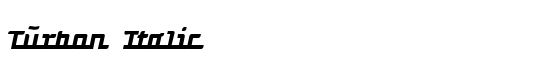 Turbon Italic - Download Thousands of Free Fonts at FontZone.net