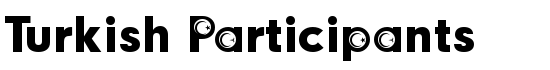 Turkish Participants - Download Thousands of Free Fonts at FontZone.net