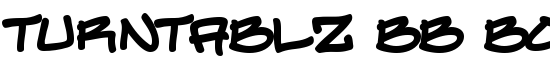 Turntablz BB Bold - Download Thousands of Free Fonts at FontZone.net