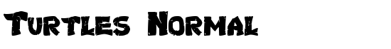 Turtles Normal - Download Thousands of Free Fonts at FontZone.net
