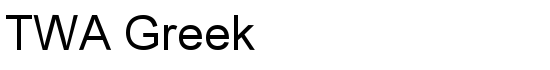 TWA Greek - Download Thousands of Free Fonts at FontZone.net