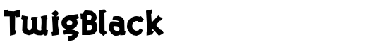TwigBlack - Download Thousands of Free Fonts at FontZone.net