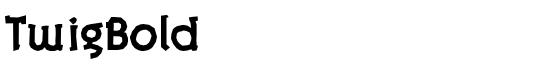 TwigBold - Download Thousands of Free Fonts at FontZone.net