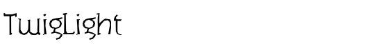 TwigLight - Download Thousands of Free Fonts at FontZone.net