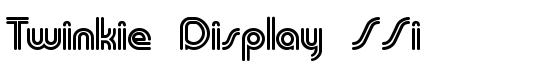 Twinkie Display SSi - Download Thousands of Free Fonts at FontZone.net
