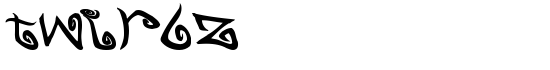 TWIRLZ - Download Thousands of Free Fonts at FontZone.net