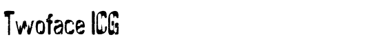 Twoface ICG - Download Thousands of Free Fonts at FontZone.net