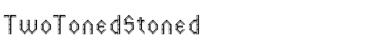 TwoTonedStoned - Download Thousands of Free Fonts at FontZone.net