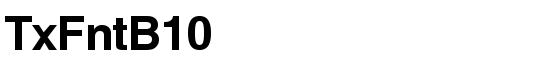 TxFntB10 - Download Thousands of Free Fonts at FontZone.net