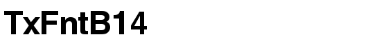 TxFntB14 - Download Thousands of Free Fonts at FontZone.net