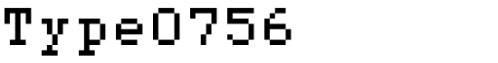 Type0756 - Download Thousands of Free Fonts at FontZone.net